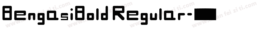 BengasiBold Regular字体转换